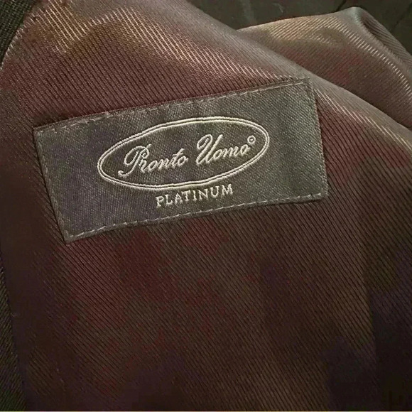 Pronto Uomo Designer Sports Coat Suit Jacket Blazer 38L - Picture 3 of 6